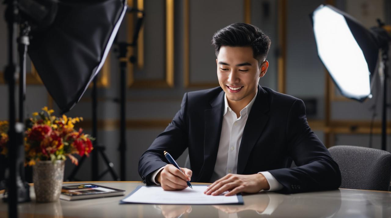 新生代演员苏晨正式签约吃瓜视频，开启全新艺术征程